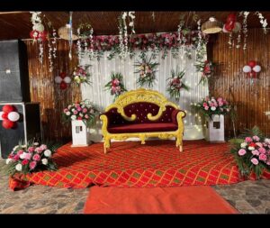 Elegant Engagement & Wedding Stage Decoration