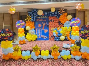 NERF Theme Birthday Decoration