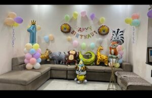 Premium Jungle Theme Birthday Decoration
