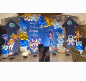 Sonic Theme Birthday Decoration