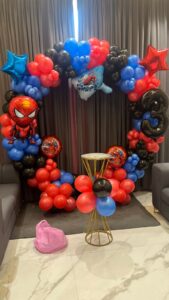Superhero Themed Birthday Decoration