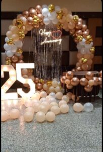 25th Silver Jubilee Anniversary Decor in Rudrapur