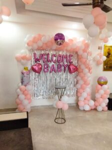Baby Welcome Decoration at Home in Rudrapur  Newborn Welcome Balloon Setup & Baby Shower Decor