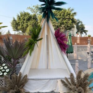 Elegant Pampas Grass Canopy Tent Decoration for Birthdays & Events