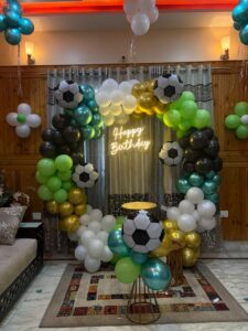 Football Theme Birthday Decorators in Rudrapur  Balloon Decor