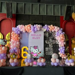 Hello Kitty Theme Birthday Decoration in Rudrapur Kids Party Decor Services