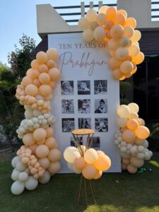 Luxury Birthday Memory Wall Decoration in Rudrapur