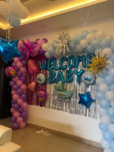 Welcome Baby Decoration at Home in Rudrapur